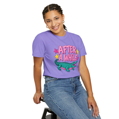 After A While Alligator T-Shirt — Retro Cartoon Gator Graphic Tee