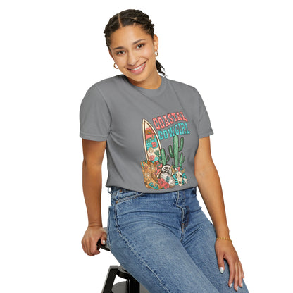 Coastal Cowgirl T-Shirt — Vintage Surf & Cactus Beach Graphic