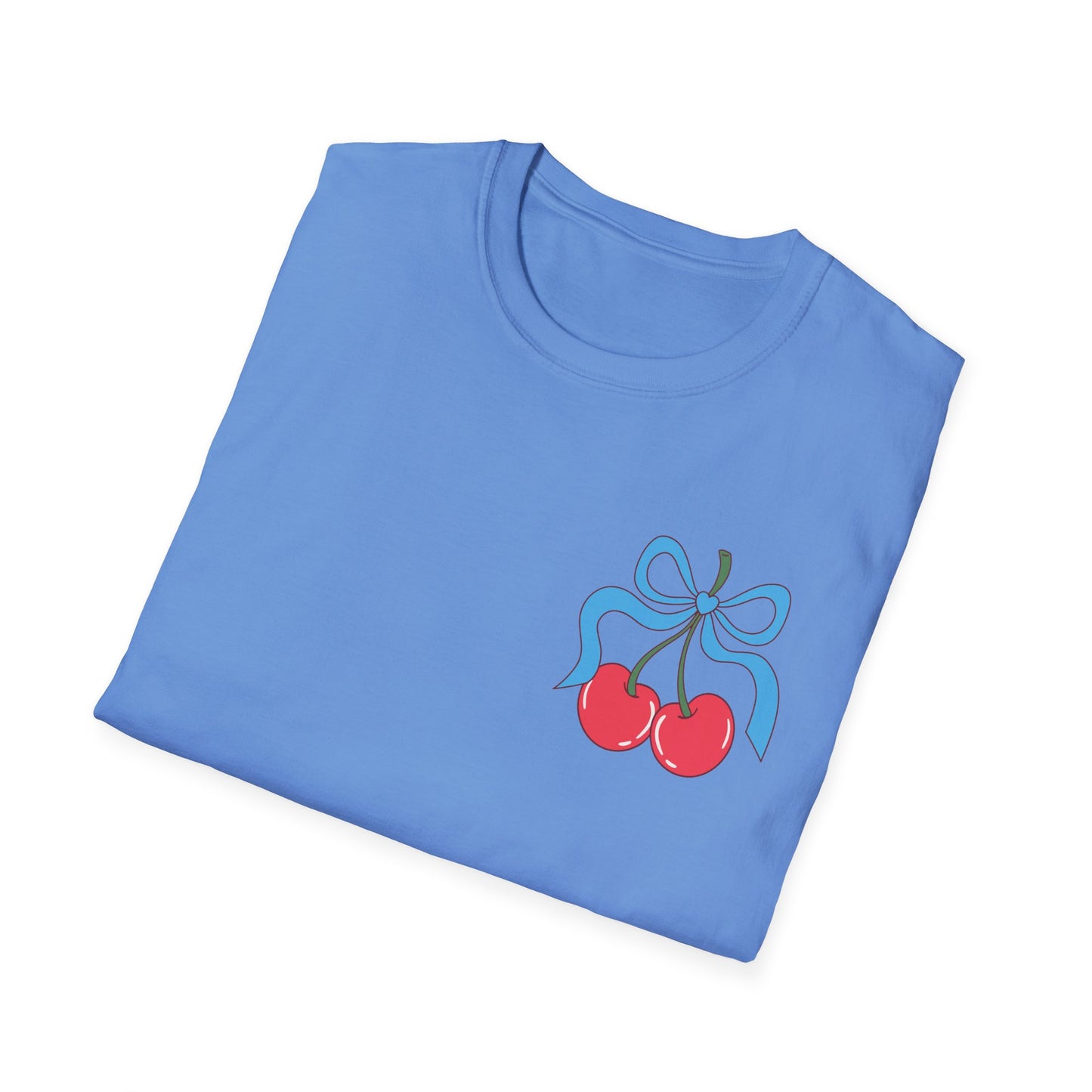 Patriotic Cherry T-Shirt — USA 1776 Fourth of July Graphic Tee