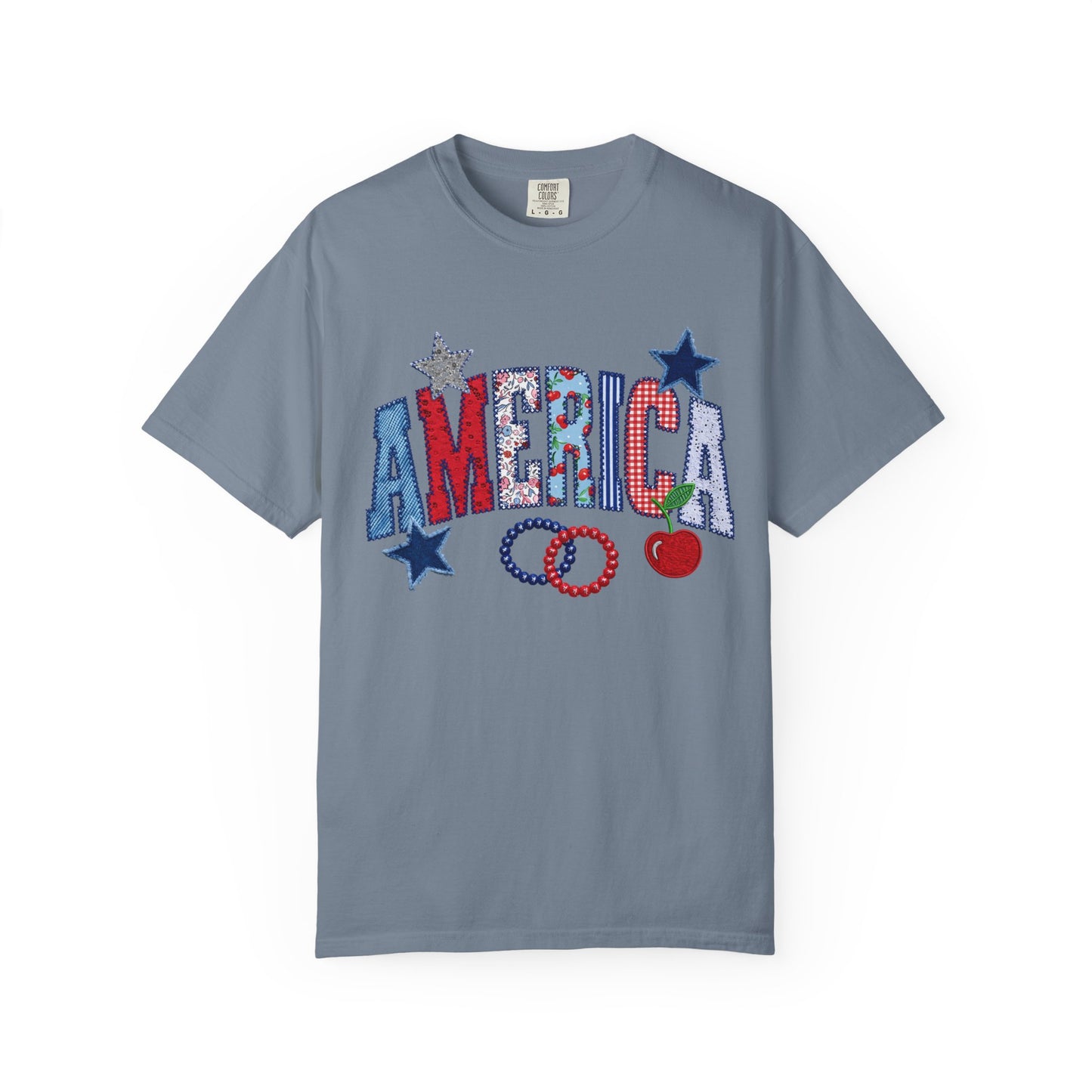 America Graphic T-Shirt — Patriotic Stars & Stripes Tee