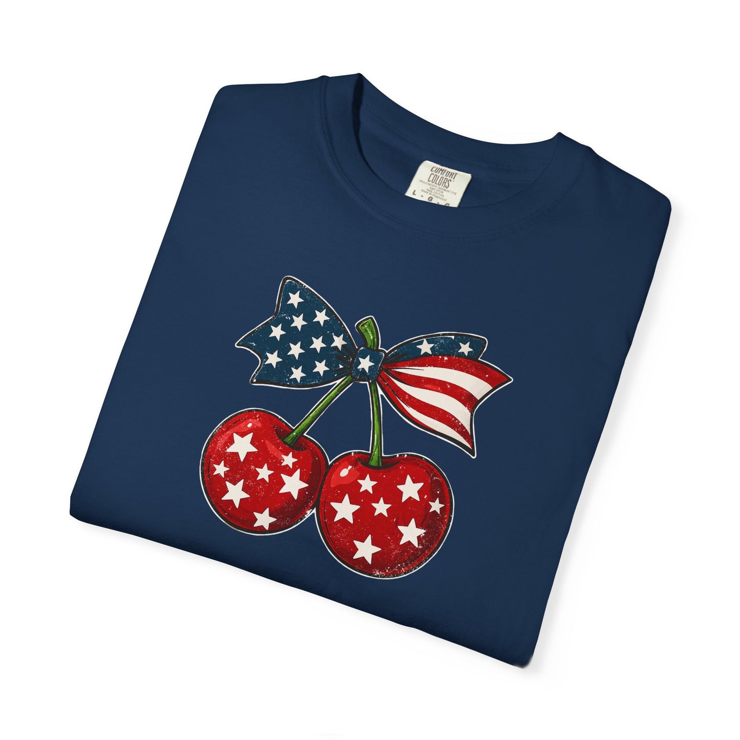 American Flag Cherry T-Shirt
