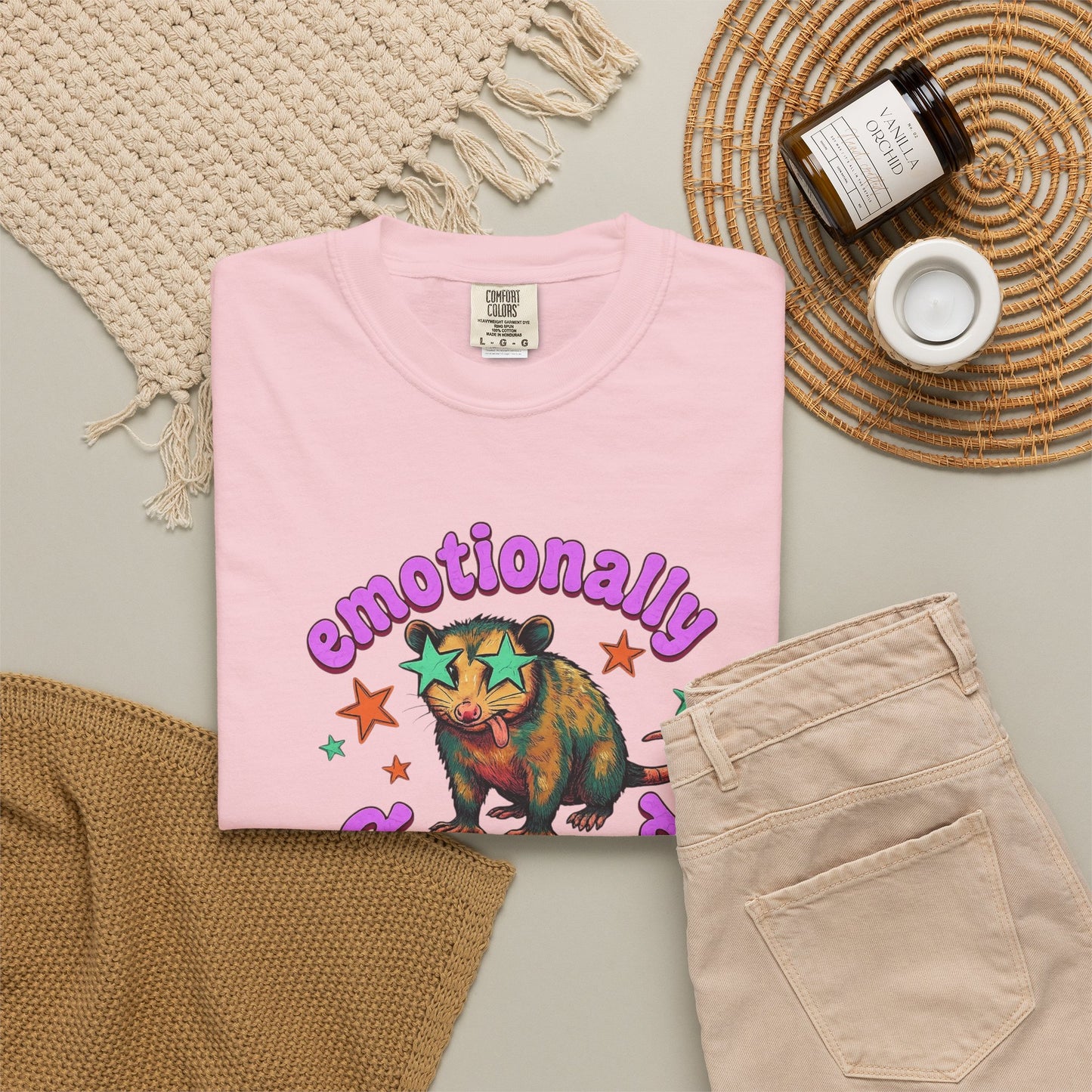 Emotionally Deceased T-Shirt — Vintage Cat Graphic Tee