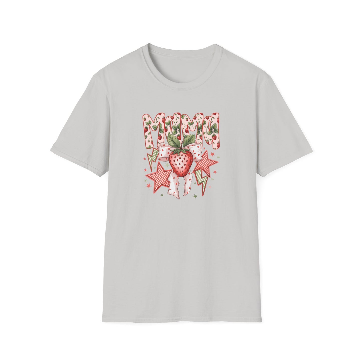 Strawberry Vibes T-Shirt — Retro Stars & Heart Graphic