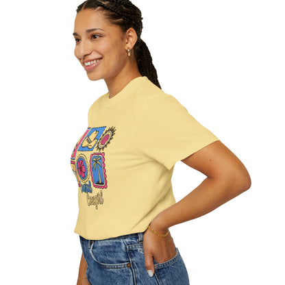 Coastal Cowgirl Graphic T-Shirt — Retro Beach Icons Tee