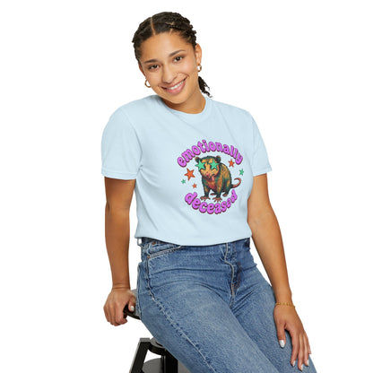 Emotionally Deceased T-Shirt — Vintage Cat Graphic Tee