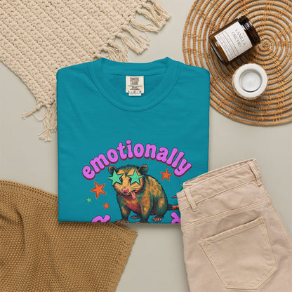 Emotionally Deceased T-Shirt — Vintage Cat Graphic Tee