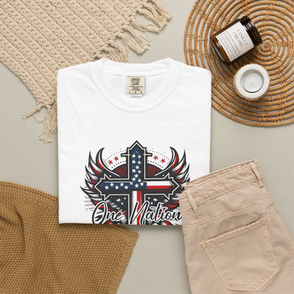 One Nation Under God Cross T-Shirt