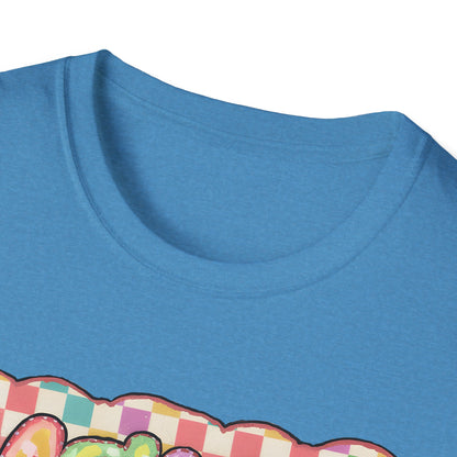 Mama Balloon Graphic Tee — Colorful Pastel Celebration Shirt for Moms