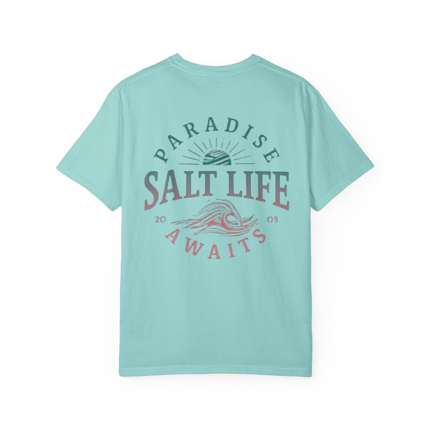 Salt Life Paradise Awaits Front & Back T-shirt