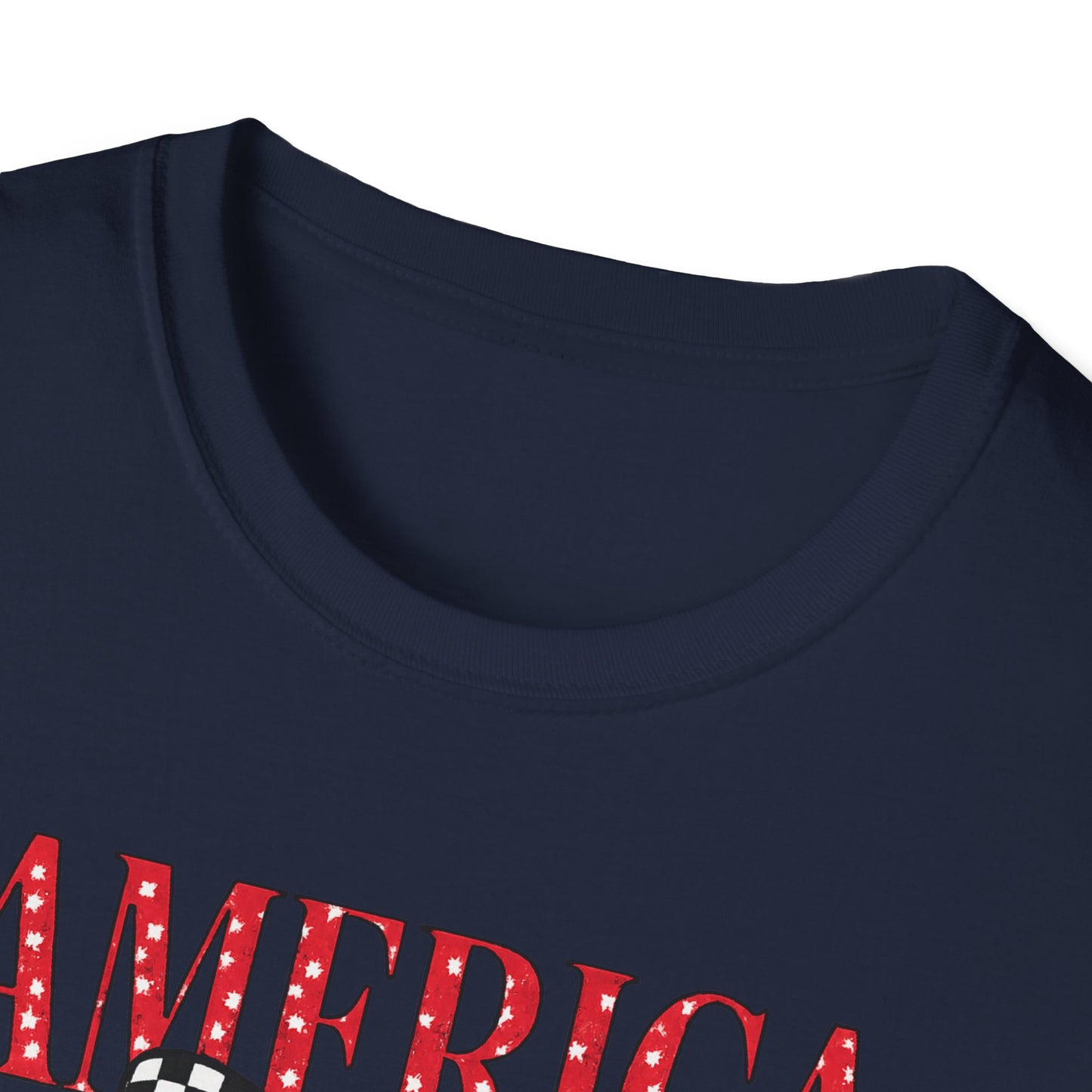 America Cherry Graphic T-Shirt – Patriotic Stars & Stripes Fourth of July Tee