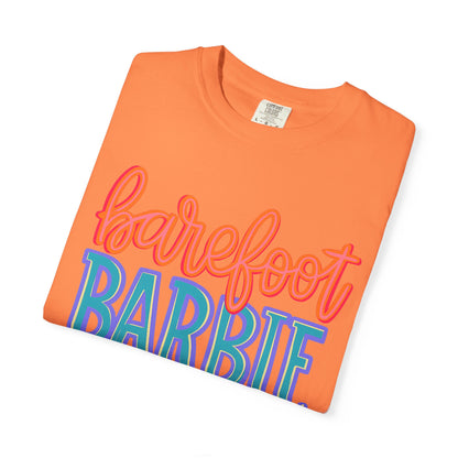 Barefoot Barbie T-Shirt — Retro Colorblock Graphic Tee