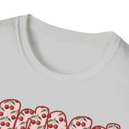 Mama Floral Band T-Shirt — Cute Mom Shirt with Pink Flower Pattern
