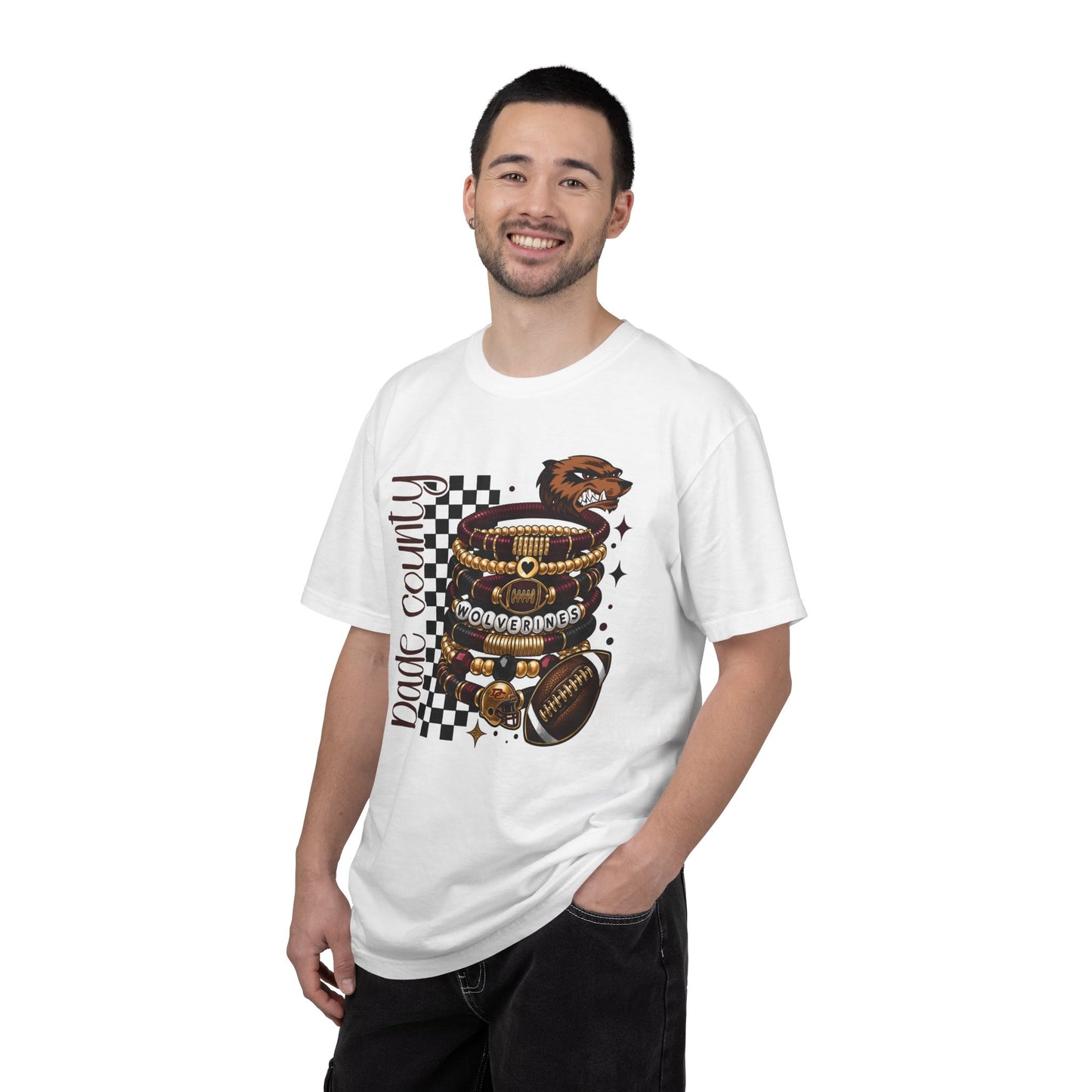 Dade County Panthers Football Graphic T‑Shirt