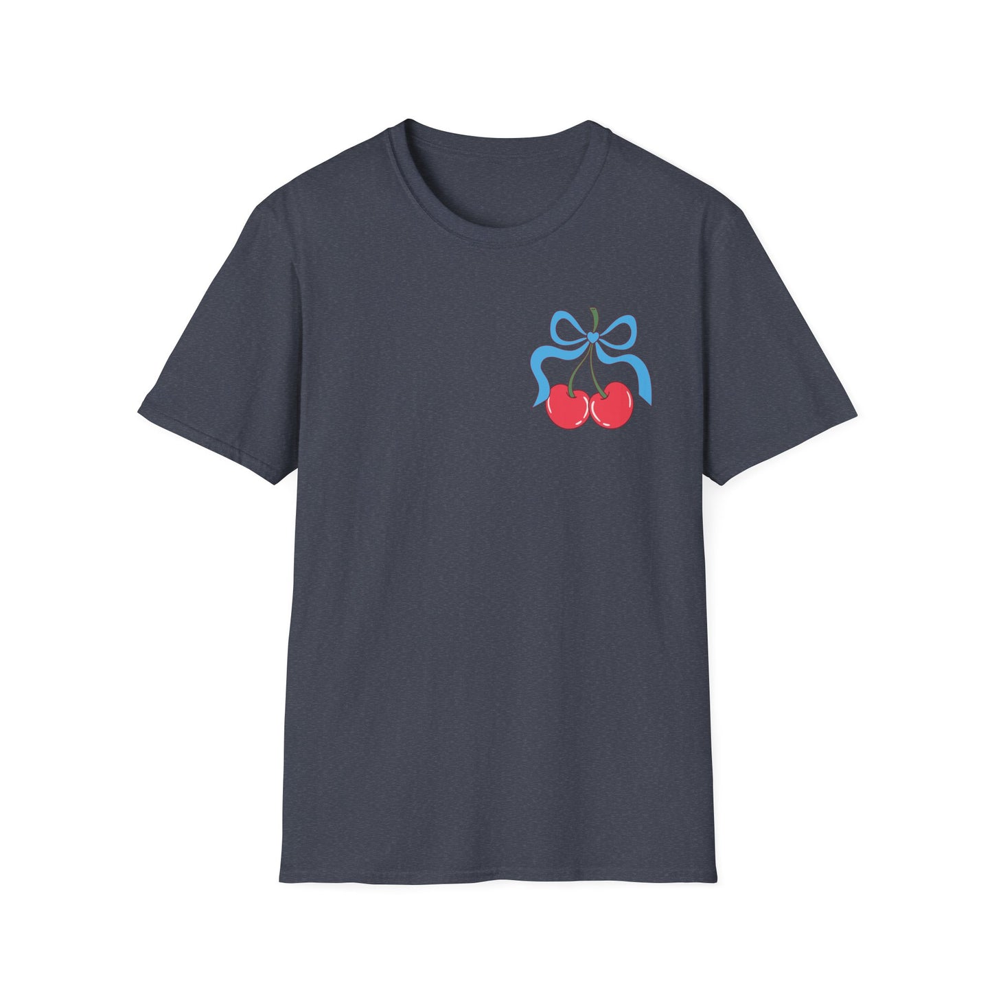 Patriotic Cherry T-Shirt — USA 1776 Fourth of July Graphic Tee