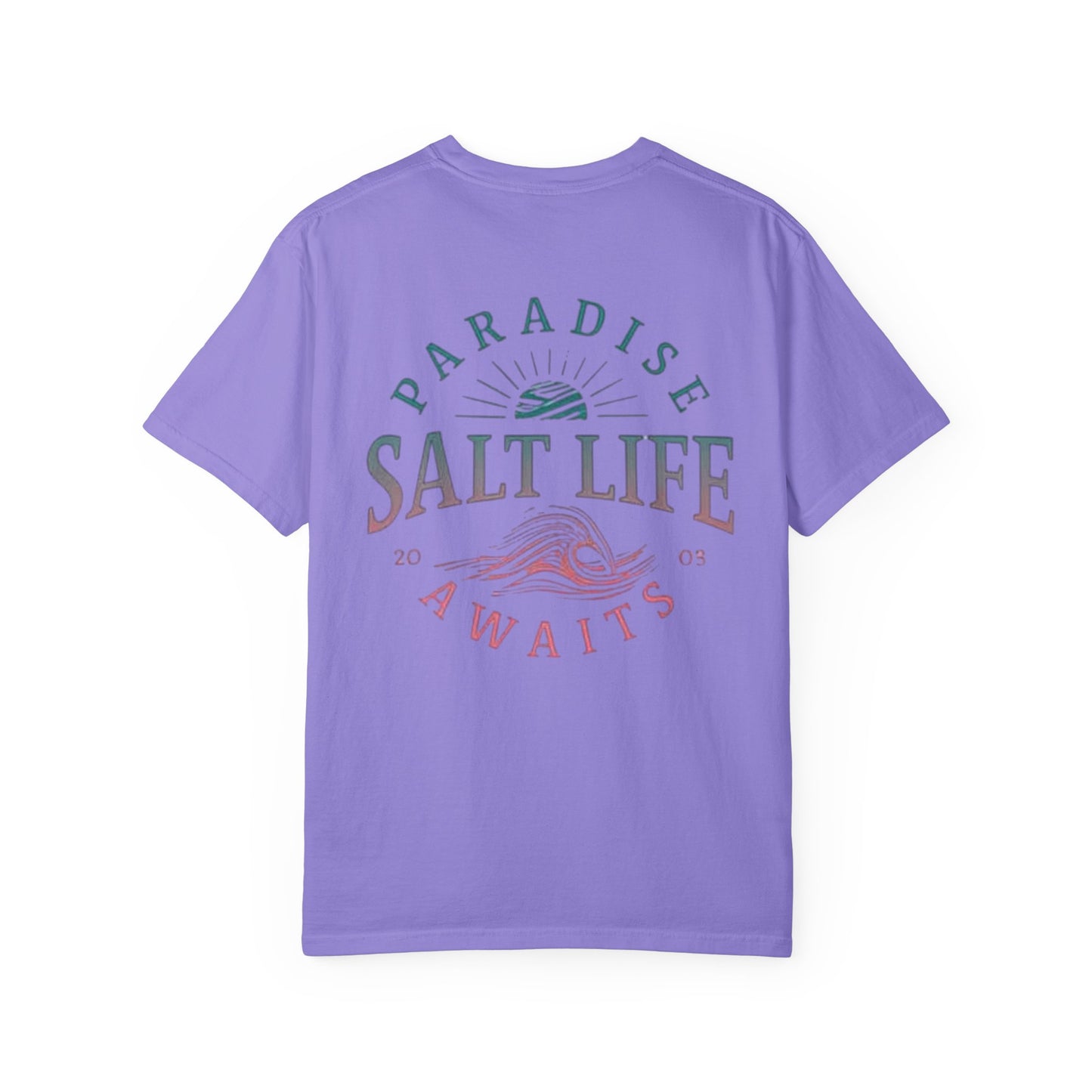 Salt Life Paradise Awaits Front & Back T-shirt