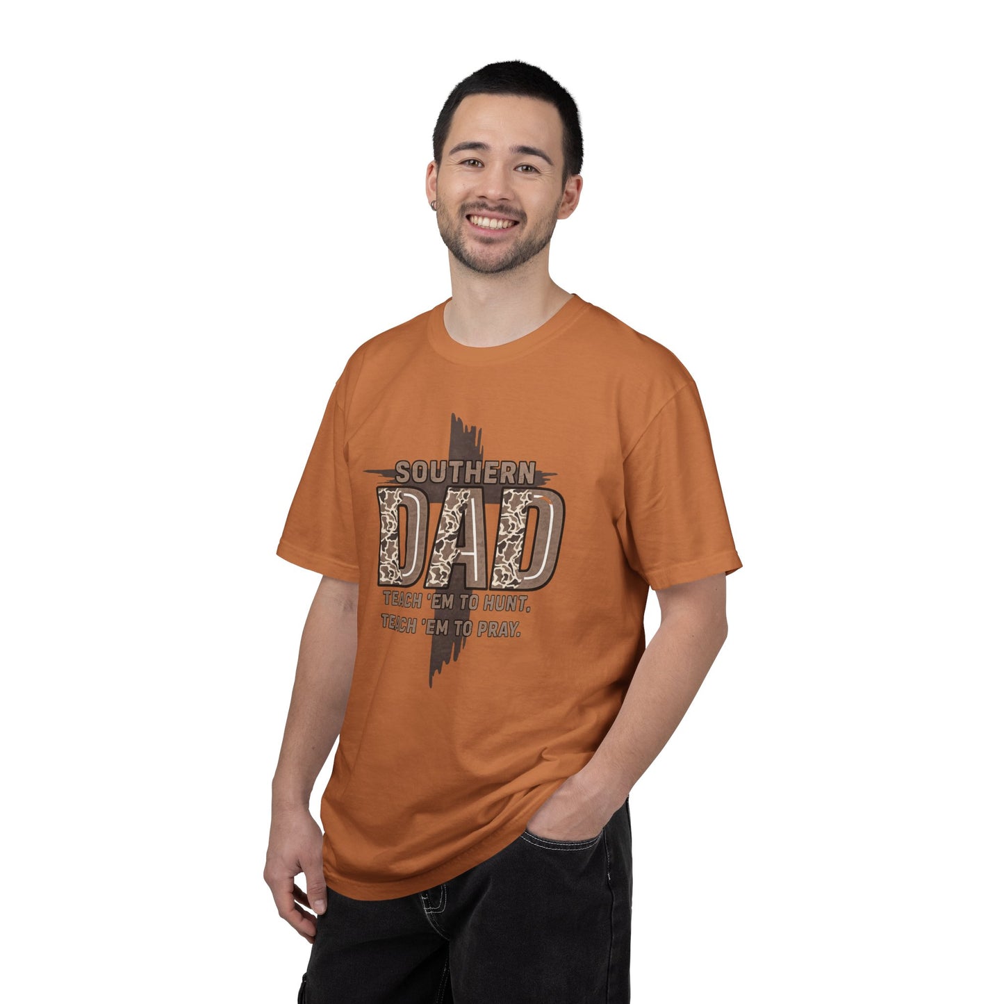 Southern Dad T-Shirt - "Teach 'Em to Hunt & pray