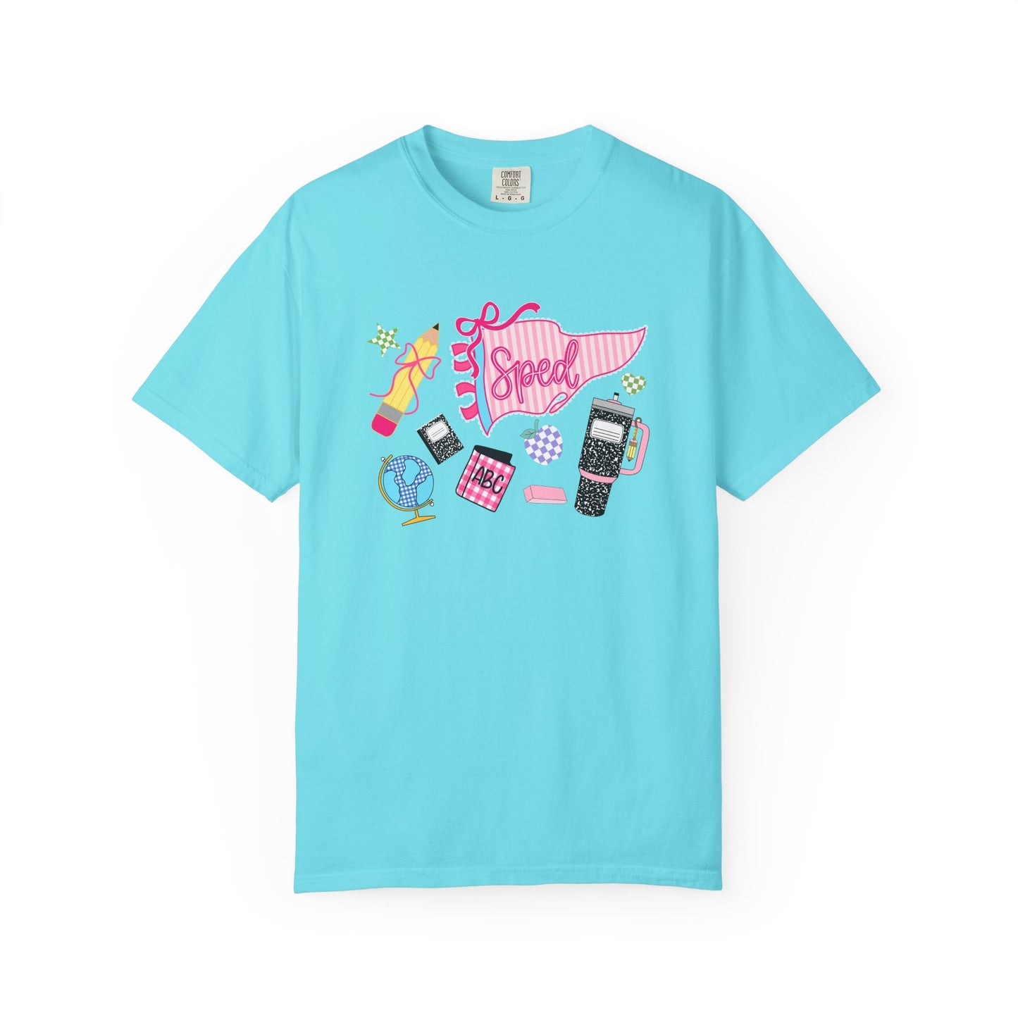 Retro Tech Collage T-Shirt — 'Speed' Graphic Tee for 90s Nostalgia