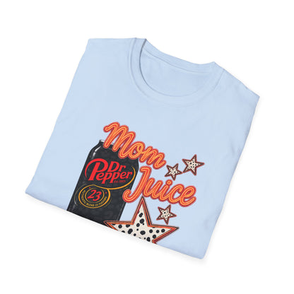 Mom Juice Dr Pepper T-Shirt – Retro Soda Graphic Tee for Moms