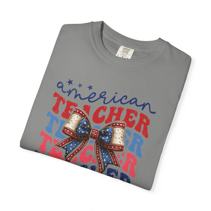 American Teacher Patriotic Graphic T-Shirt