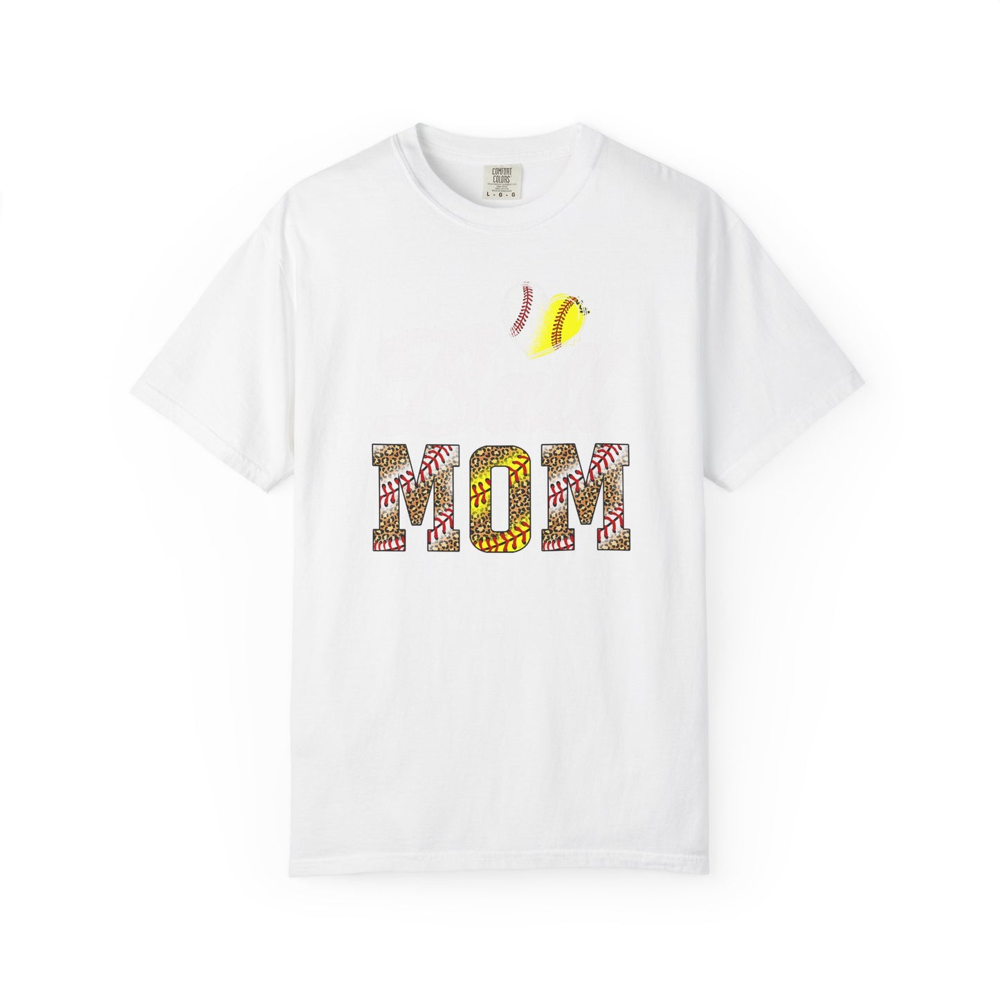 Mom Floral Pattern T-Shirt — Colorful Floral "MOM" Graphic Tee