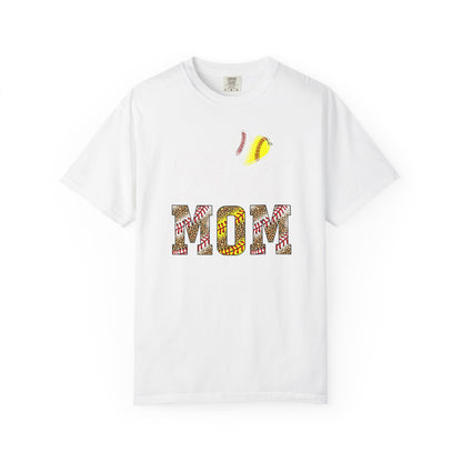 Mom Floral Pattern T-Shirt — Colorful Floral "MOM" Graphic Tee