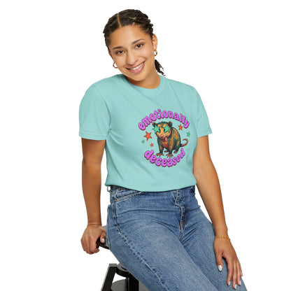 Emotionally Deceased T-Shirt — Vintage Cat Graphic Tee