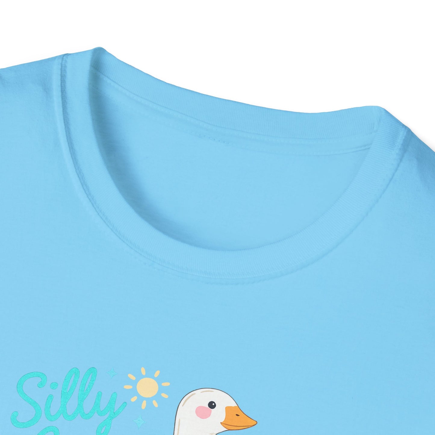 Silly Goose T-Shirt — Cute Duck Illustration Tee for Kids & Animal Lovers