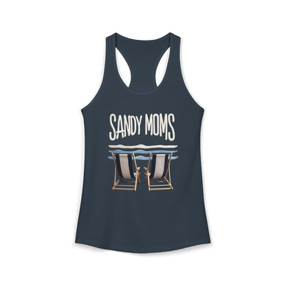 Sandy moms Racerback Tank