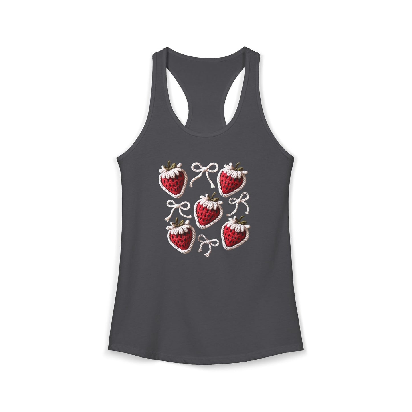 Strawberry yarn Racerback Tank