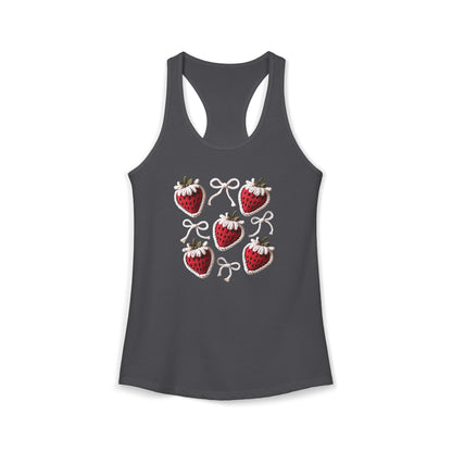 Strawberry yarn Racerback Tank