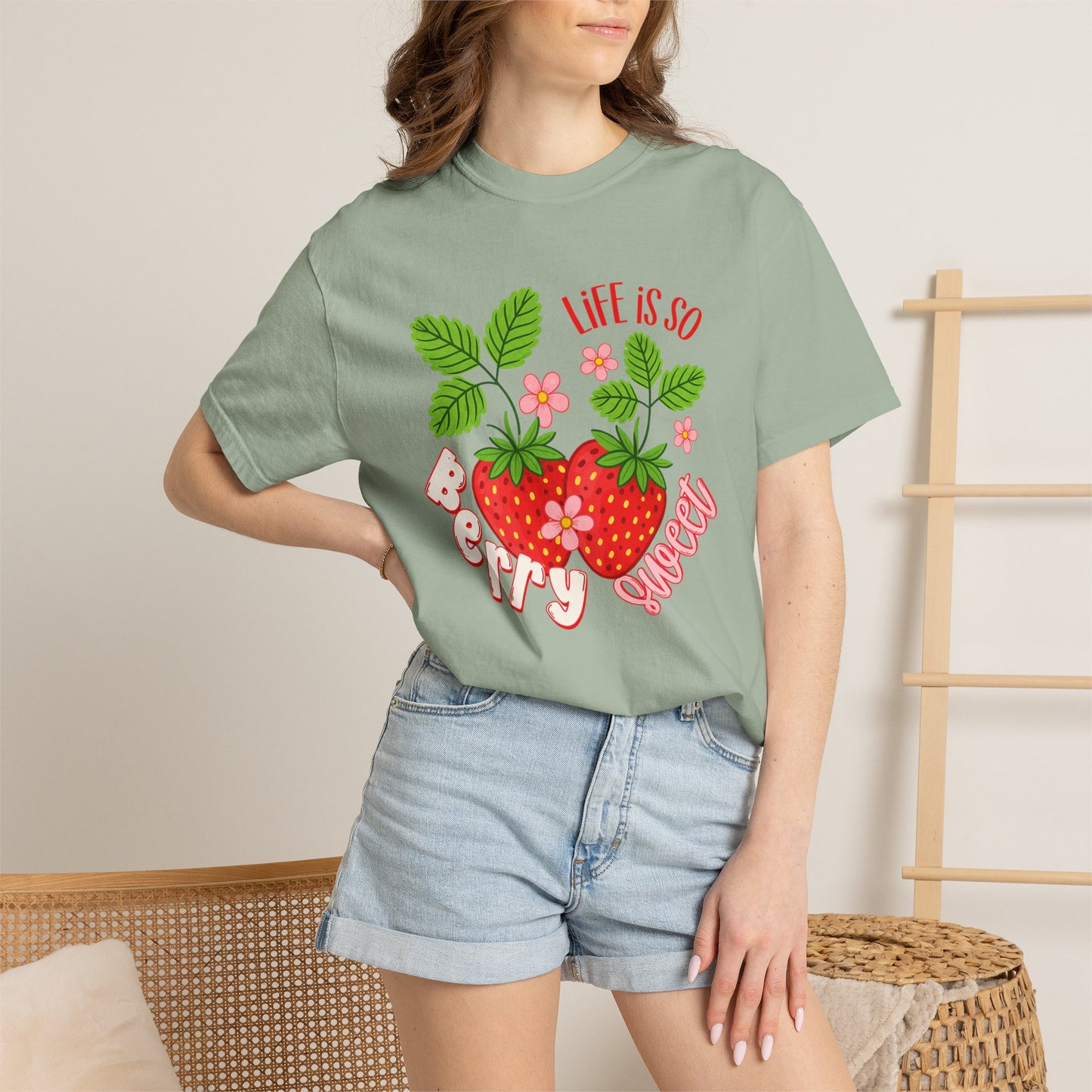 Life Is So Berry Sweet T-Shirt — Cute Strawberry Graphic Tee