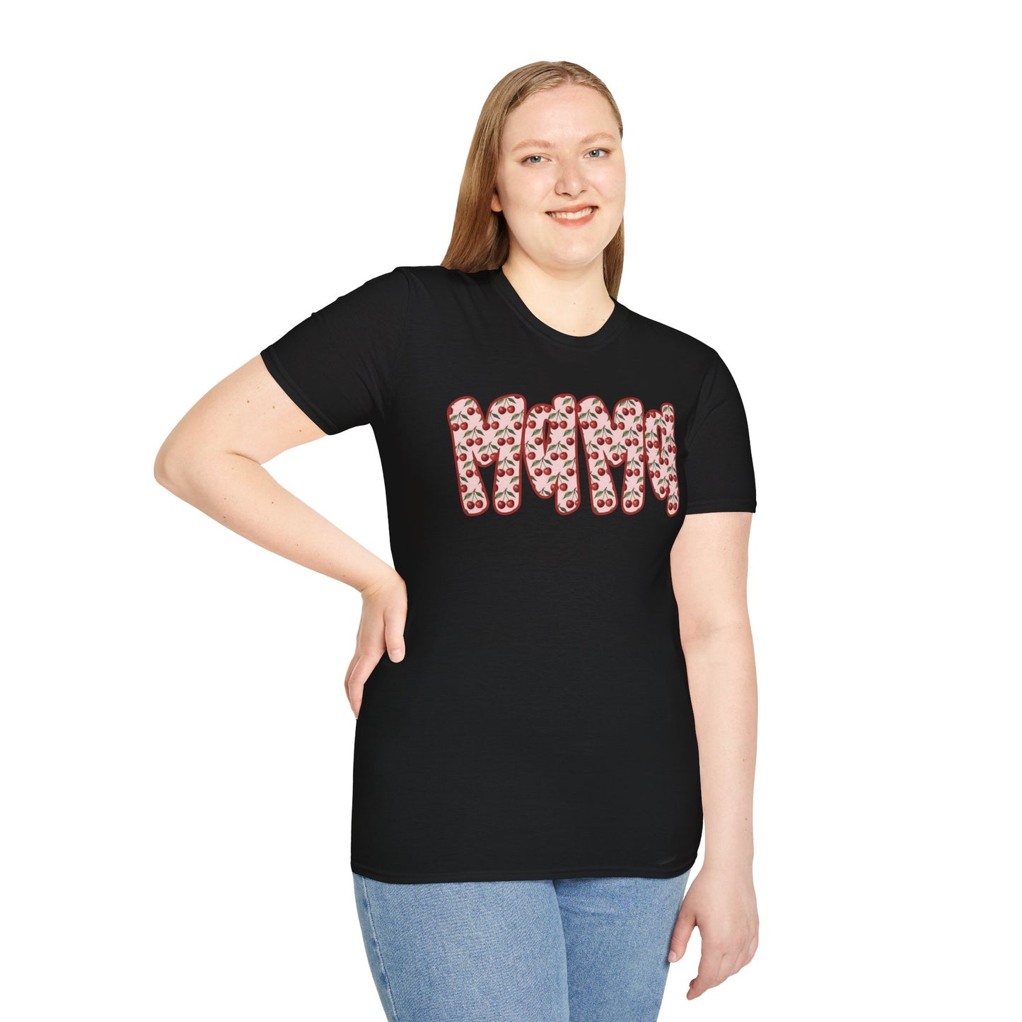 Mama Floral Band T-Shirt — Cute Mom Shirt with Pink Flower Pattern