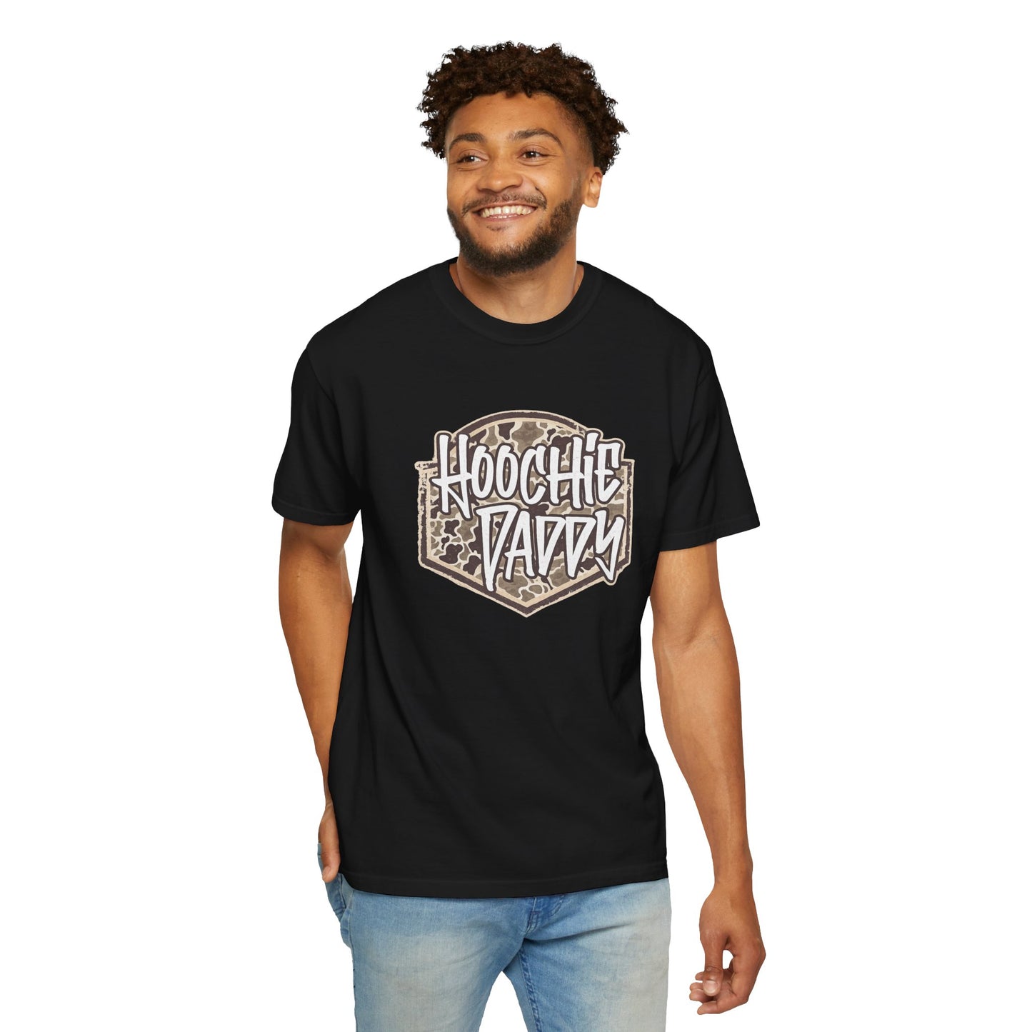 Hoochie Daddy Graphic T-Shirt — Leopard Patch Streetwear Tee