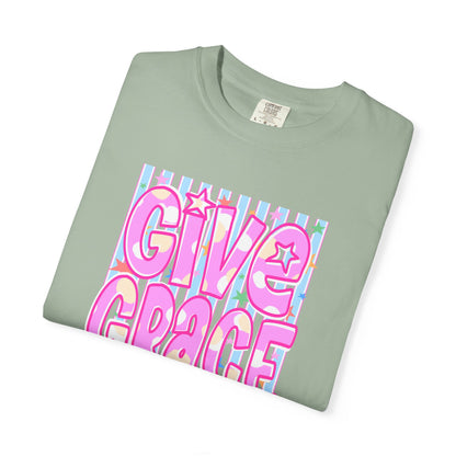 Give Grace T-Shirt — Pastel Retro Graphic Tee