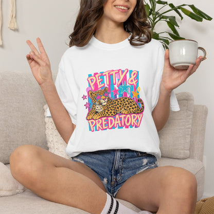 Petty & Predatory Leopard Graphic T-Shirt