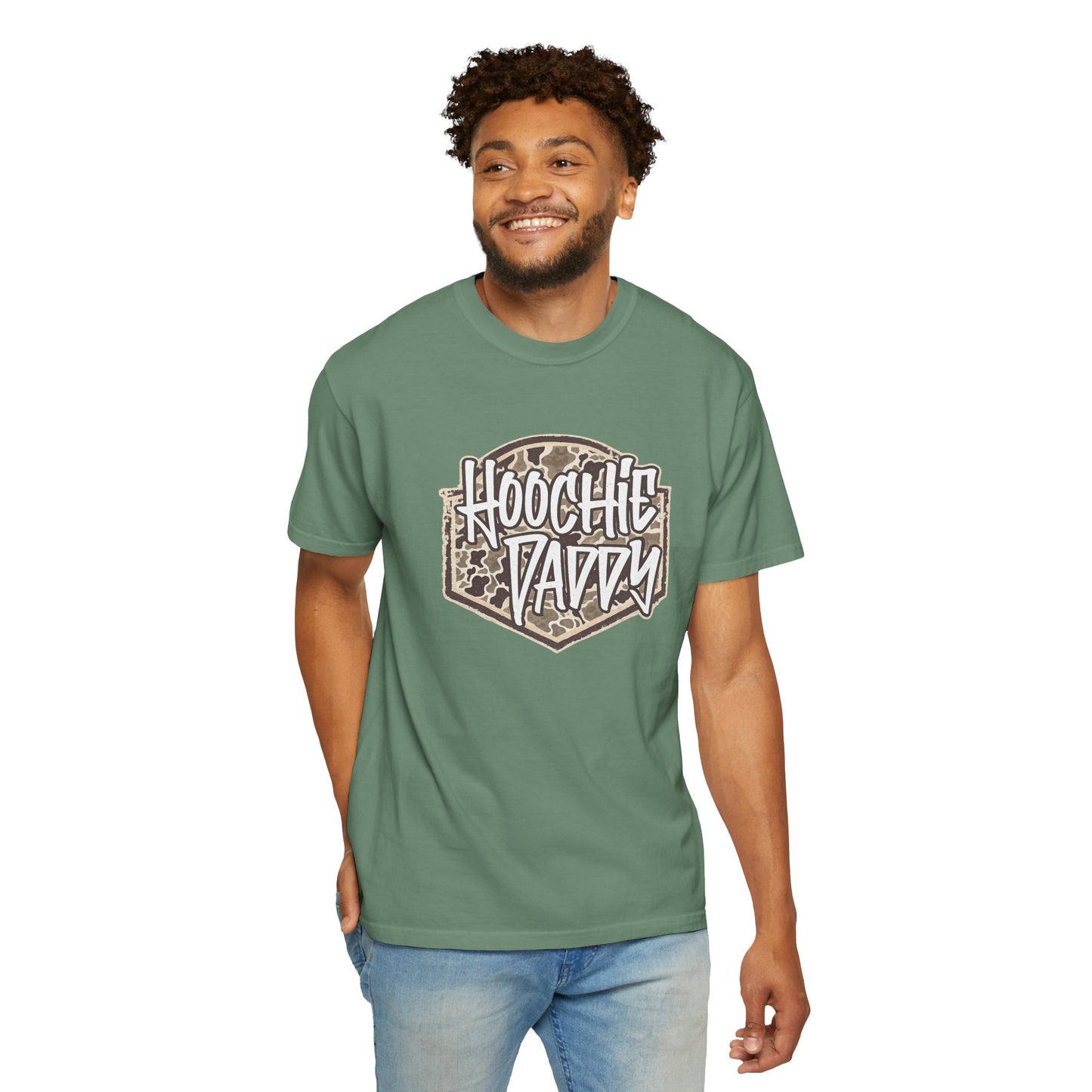 Hoochie Daddy Graphic T-Shirt — Leopard Patch Streetwear Tee