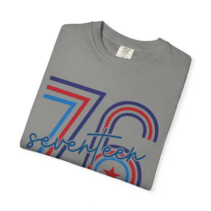 Seventeen Retro 78 Tee — Vintage Red, White & Blue Athletic Graphic T-Shirt
