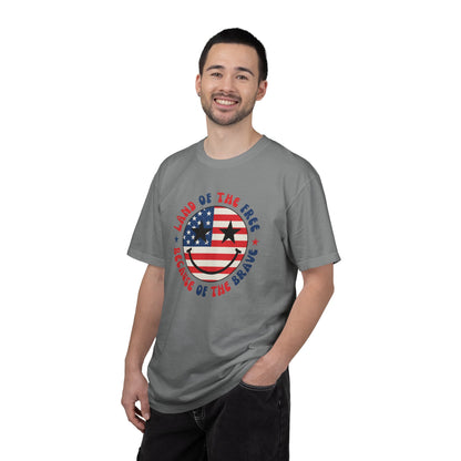 Patriotic 'Land of the Free Because of the Brave' T-Shirt