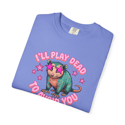 Funny Cat T-Shirt — "I'll Play Dead to Avoid You" Cute Sarcastic Graphic Tee