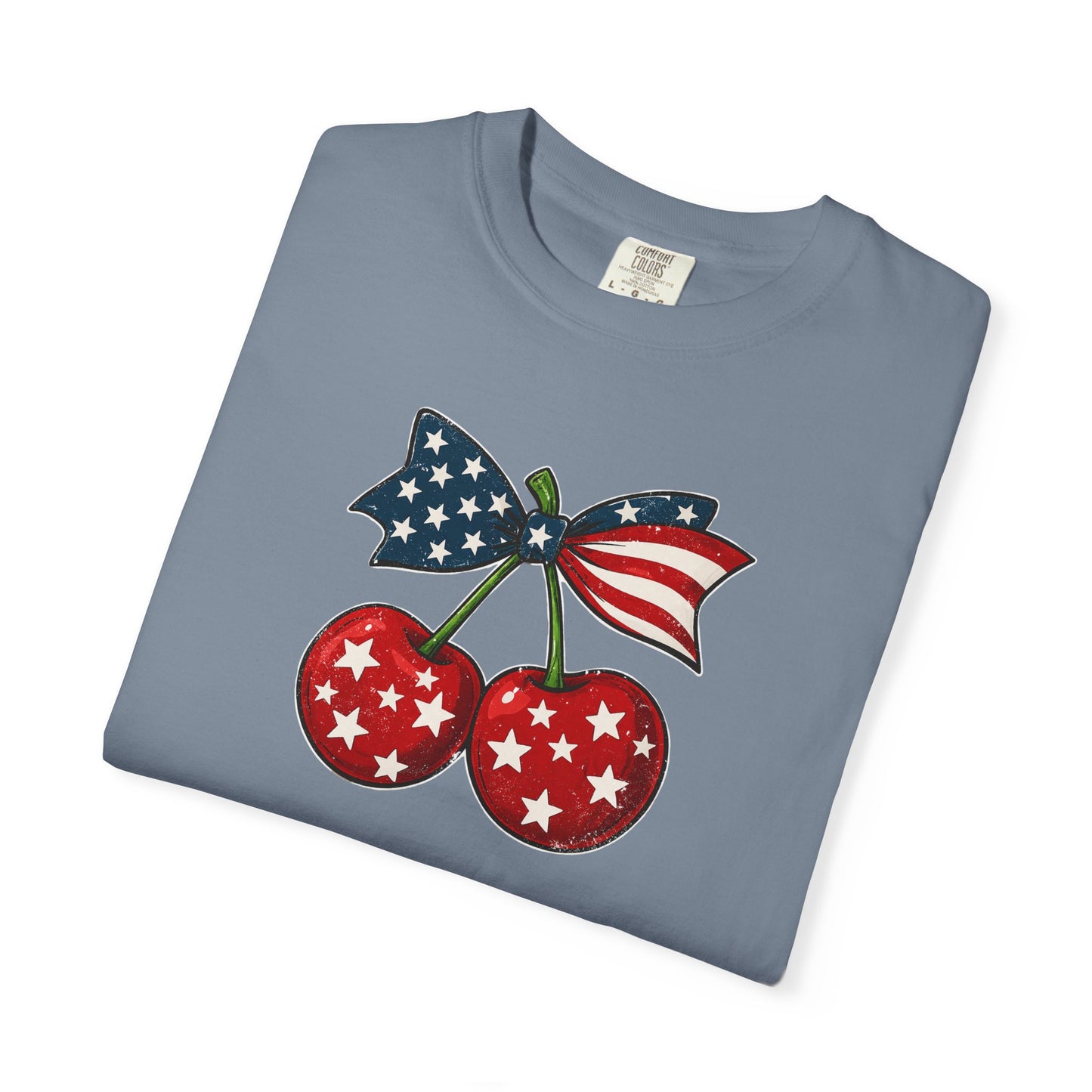 American Flag Cherry T-Shirt