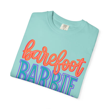 Barefoot Barbie T-Shirt — Retro Colorblock Graphic Tee