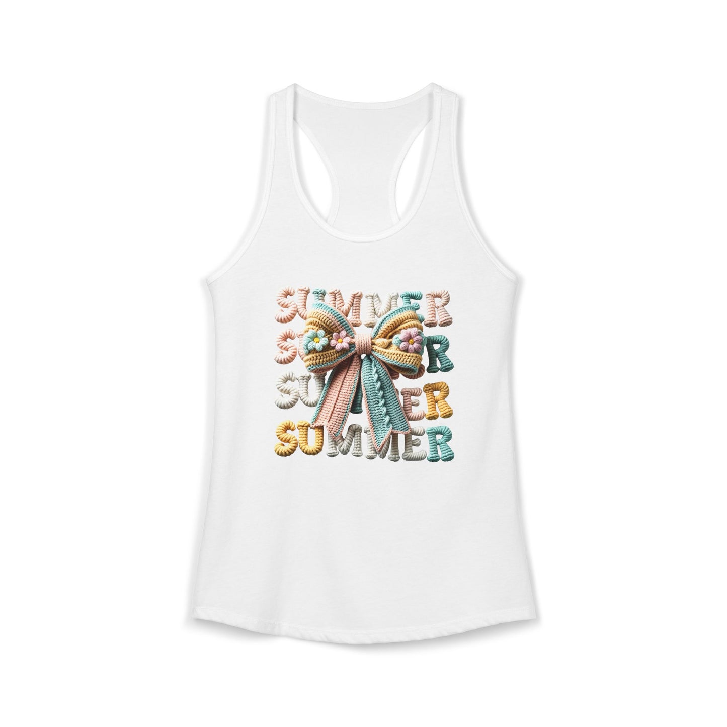 Summer yard bow Racerback Tank