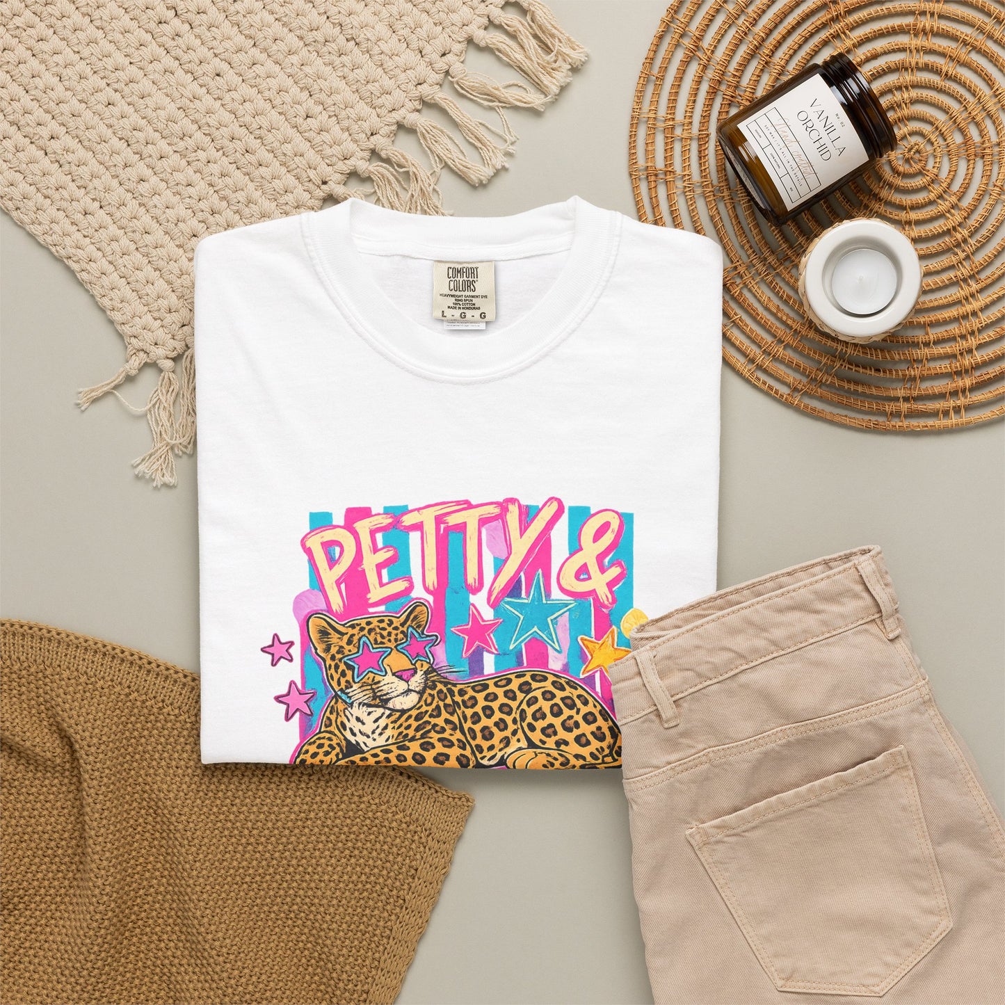 Petty & Predatory Leopard Graphic T-Shirt
