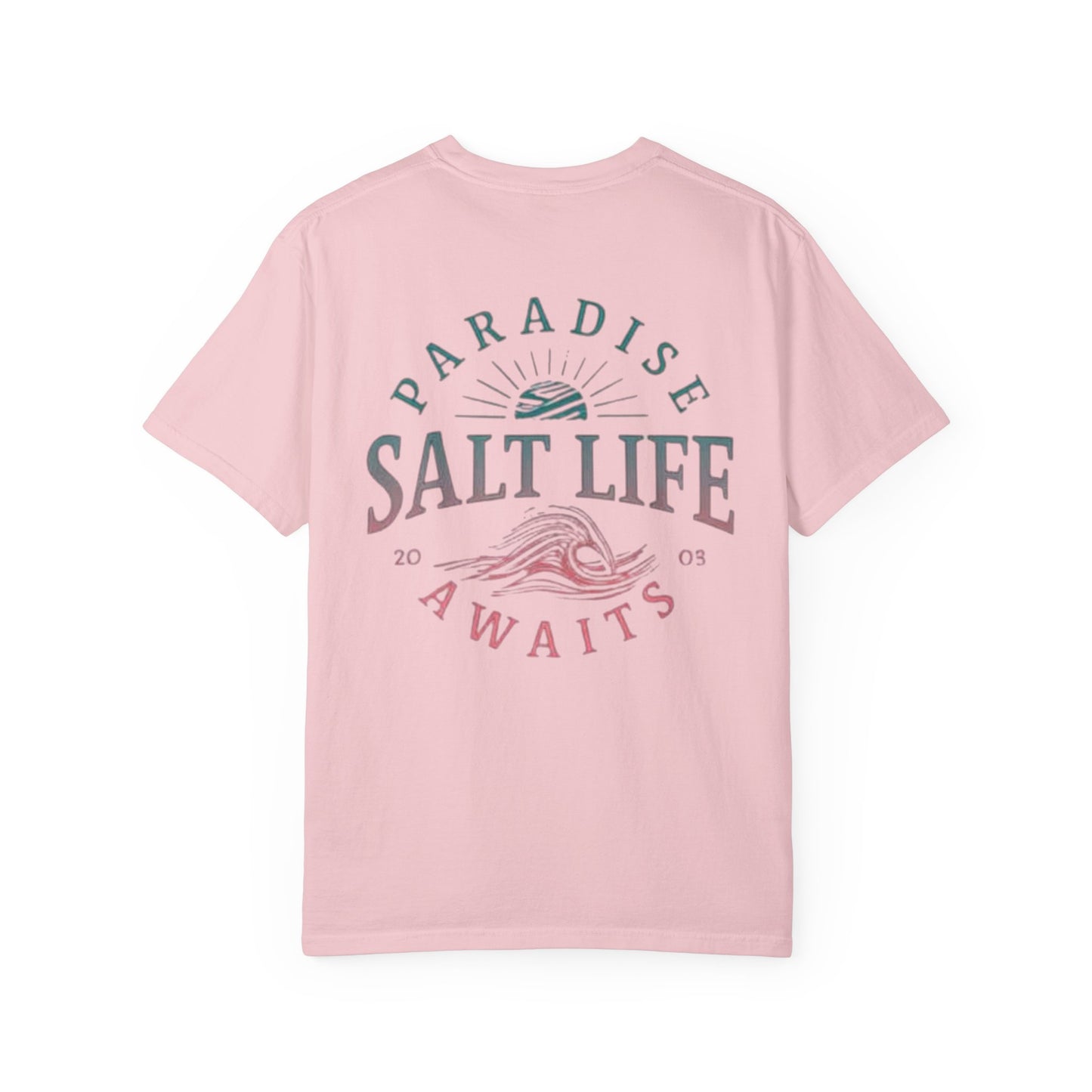 Salt Life Paradise Awaits Front & Back T-shirt