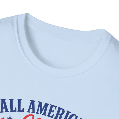 All American Chick T-Shirt — Patriotic Fourth of July Chicken Tee