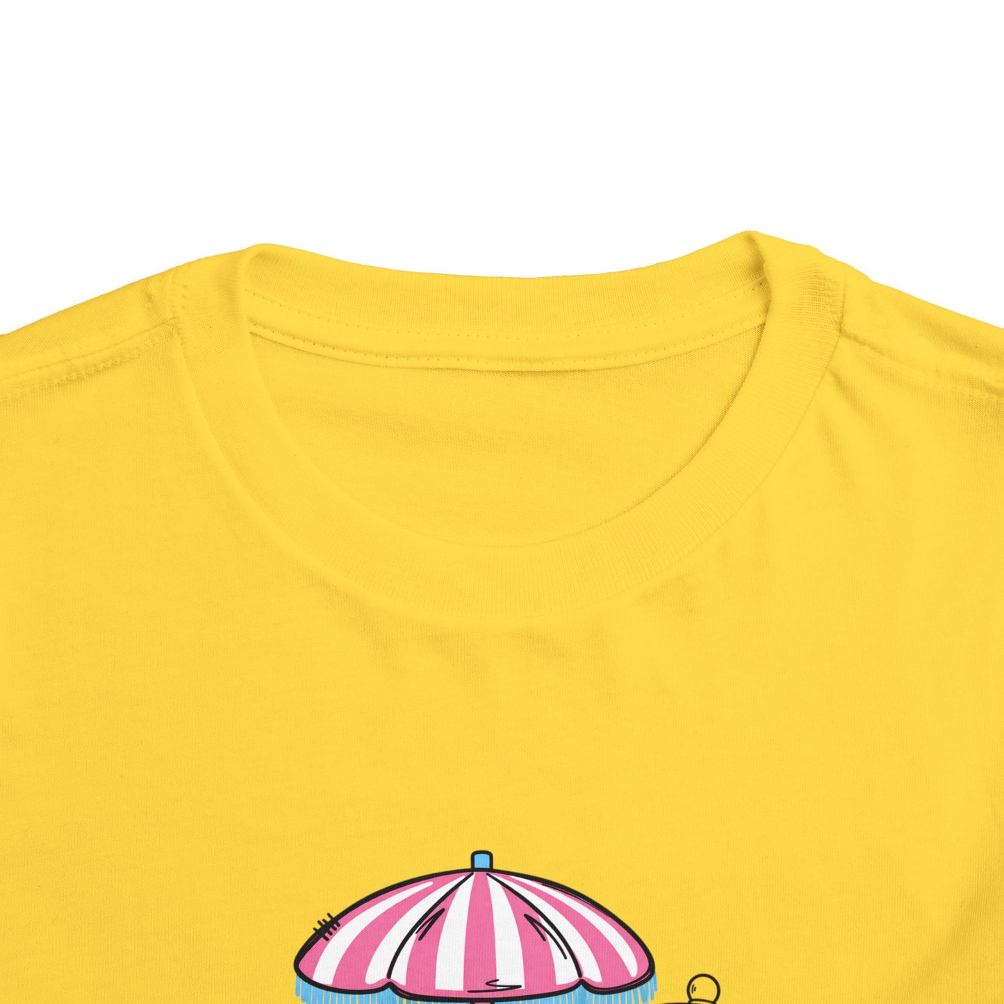 Toddler Tee — Cute Beach Umbrella & Sand Pail Design