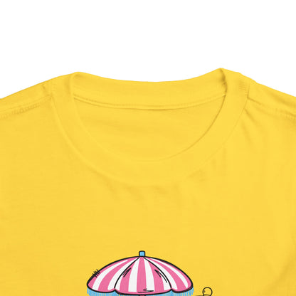 Toddler Tee — Cute Beach Umbrella & Sand Pail Design