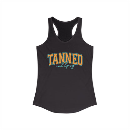 Tanned & Tipsy Racerback Tank