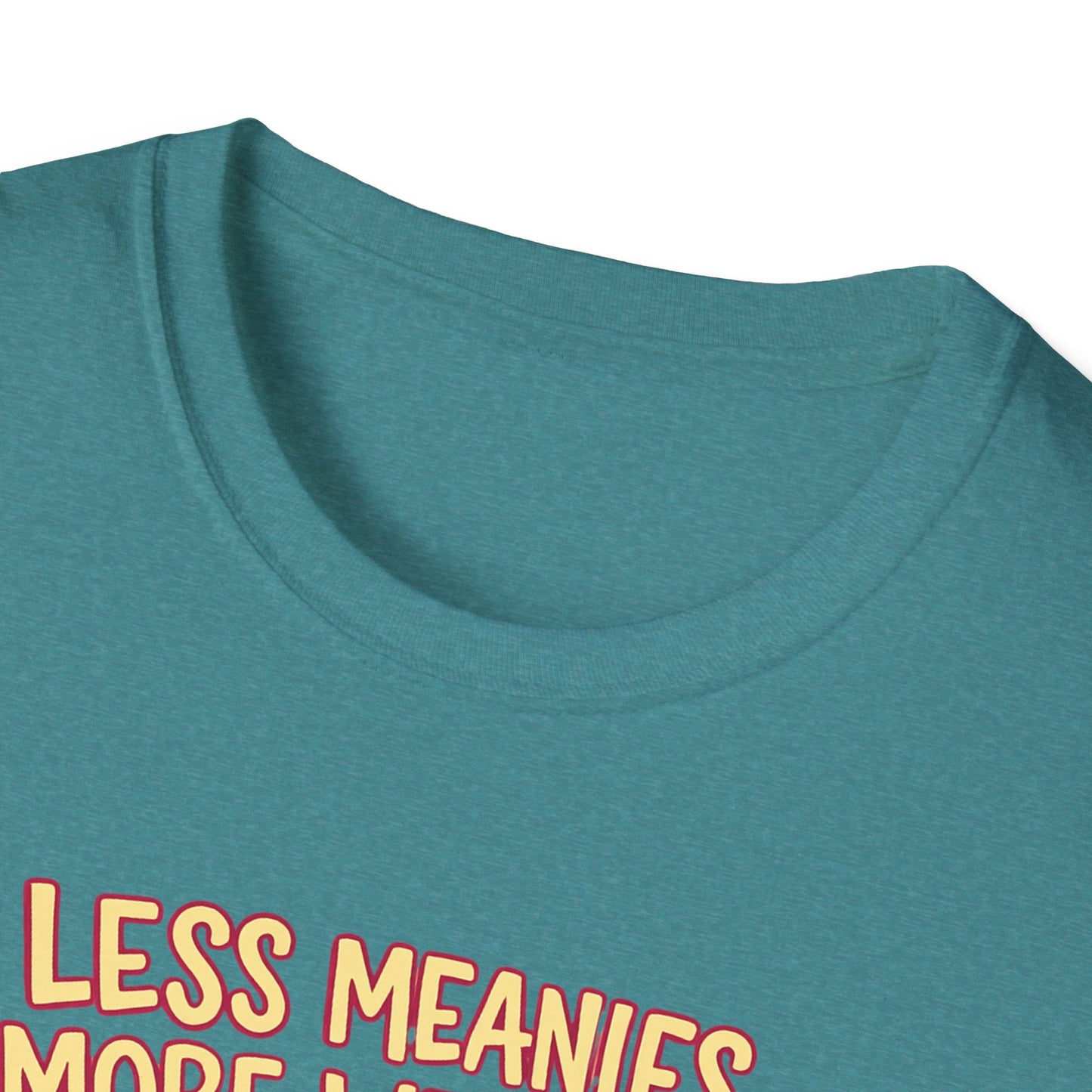 Less Meanies More Weenies T‑Shirt — Funny Hot Dog Pool Graphic Tee