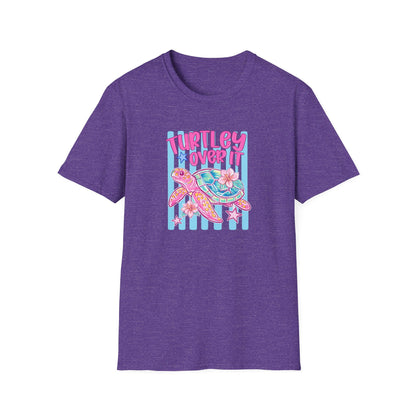T-Shirt — "Turtley Loved It" Colorful Sea Turtle Graphic Tee
